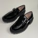 Free People Mackenzie Mj Loafers Black Patent Leather Size US 36.5 EU 6.5
