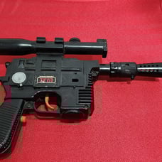 Vintage Star Wars Kenner Han Solo Blaster Laser Pistol Works Prop