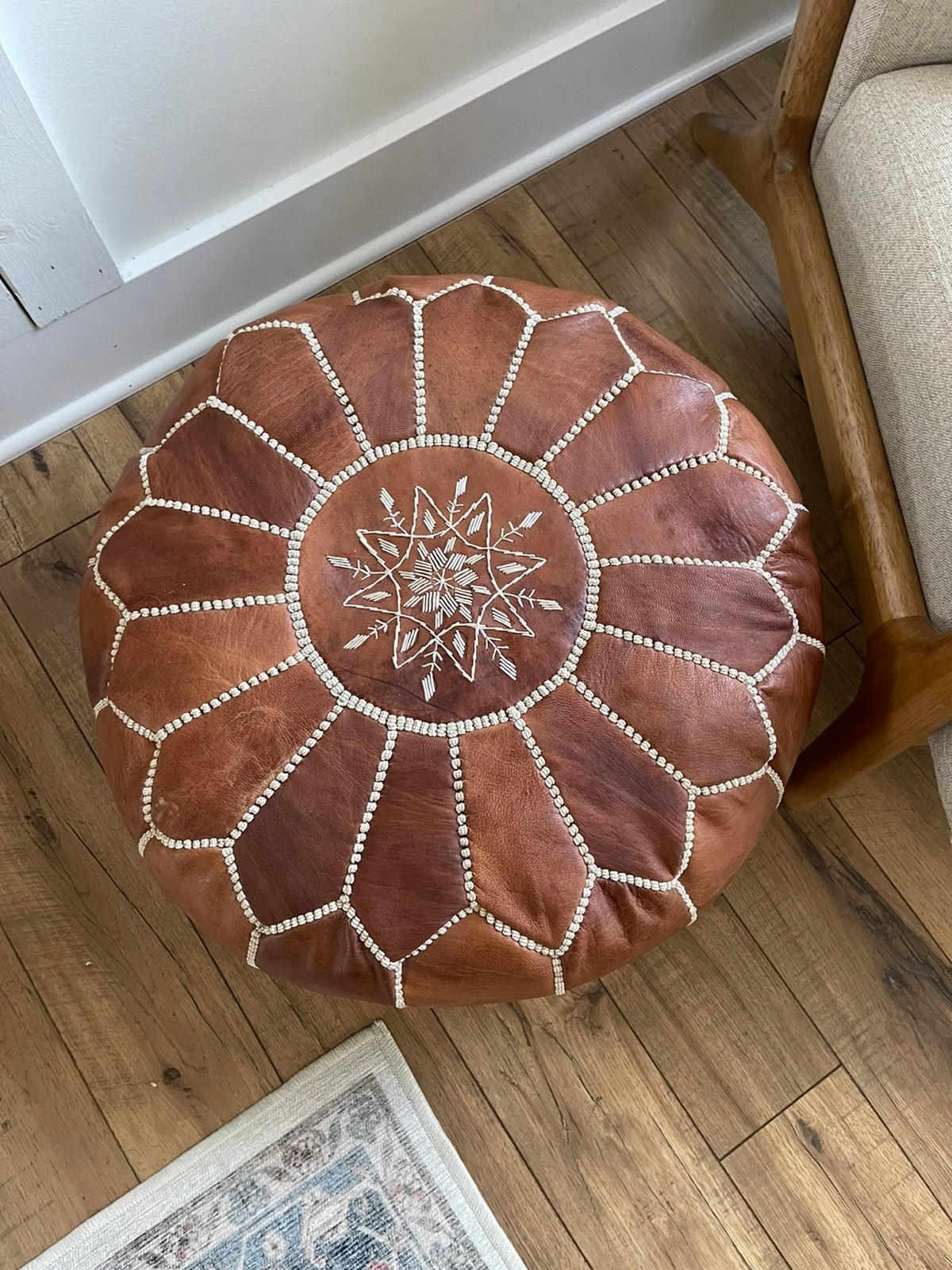 NuLoom Moroccan Pouf