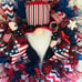 NEW Patriotic Wreath Uncle Sam America 4th of July Wreath Labor Day Military