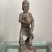 Hardstone/soapstone hand carved figure of a African man (full body)
