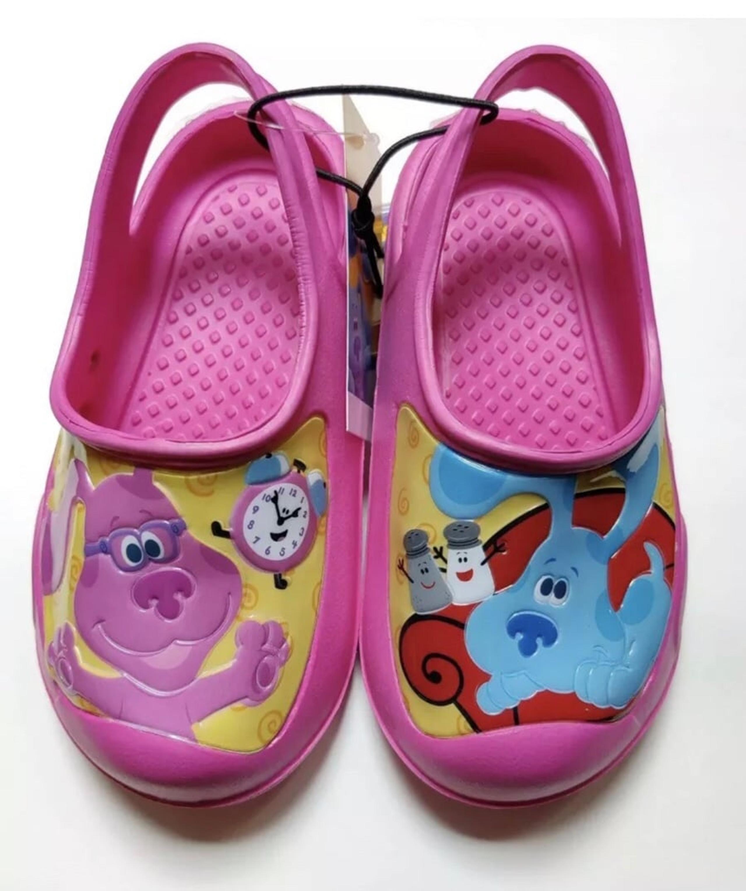 Blues Clues Toddler Girls Clogs Size 11-12