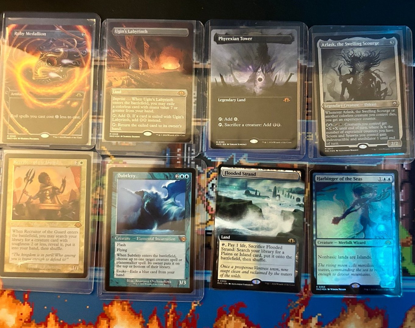 Magic modern horizons 3 lot of 8 rare cards holo mint