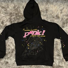 New Sp5der Hoodie Black OG Color way Size - Medium
