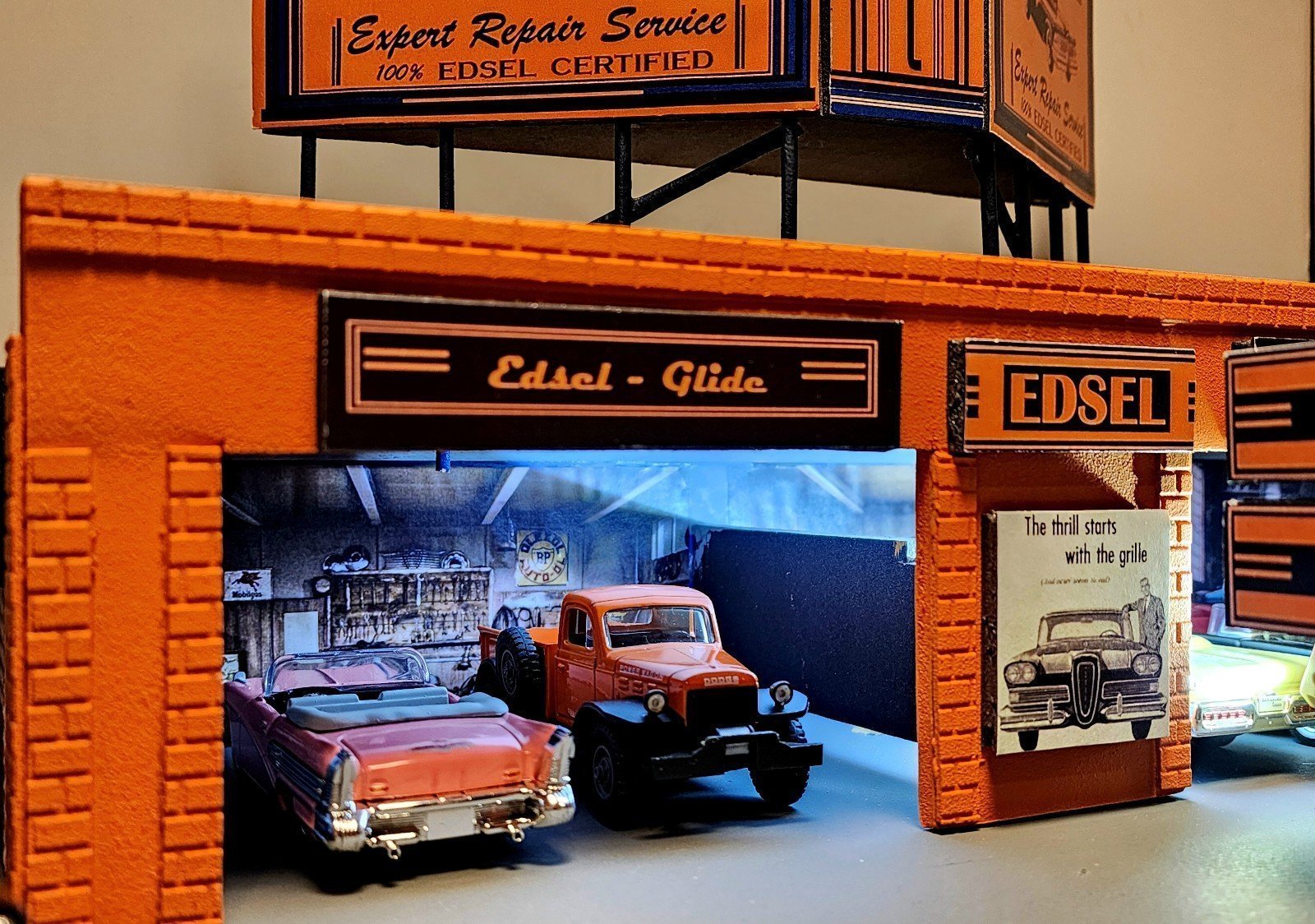 Custom Made For a Fomer LIONEL TRAIN DEALER-Ford EDSEL REPAIR Diecast DISPLAY.