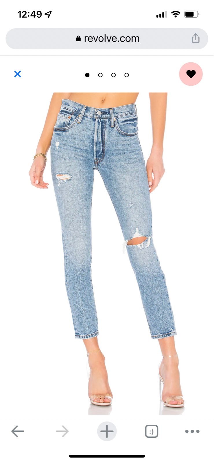 Women's Levi's 501 jeans