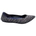 ROTHY'S Gray Zebra The Point Flats Women's 9