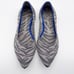 ROTHY'S Gray Zebra The Point Flats Women's 9