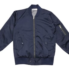 KINETIX Casual Luxury Navy Black Bomber Jacket