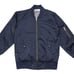 KINETIX Casual Luxury Navy Black Bomber Jacket