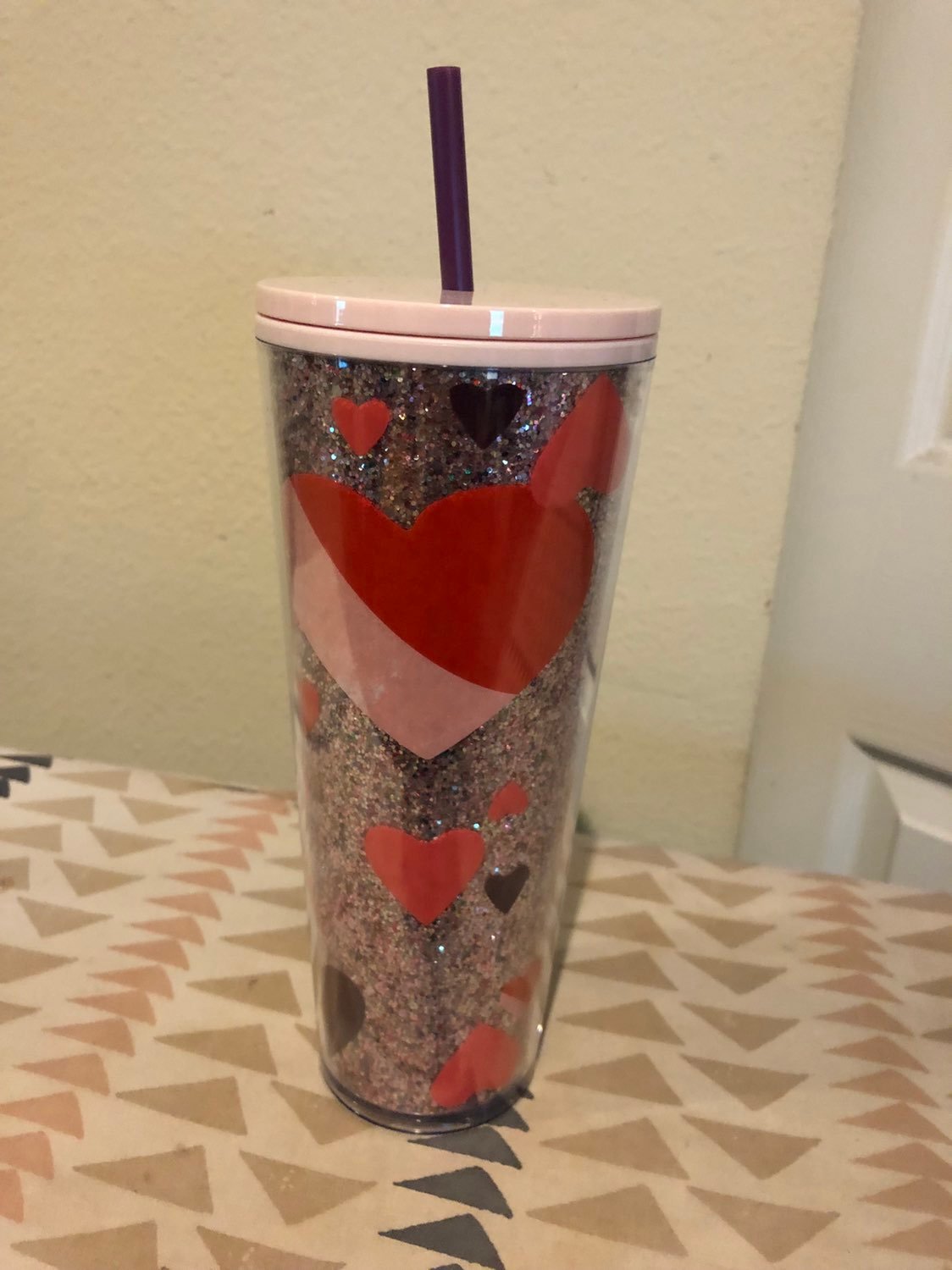 Starbucks Valentine's Glitter Tumbler