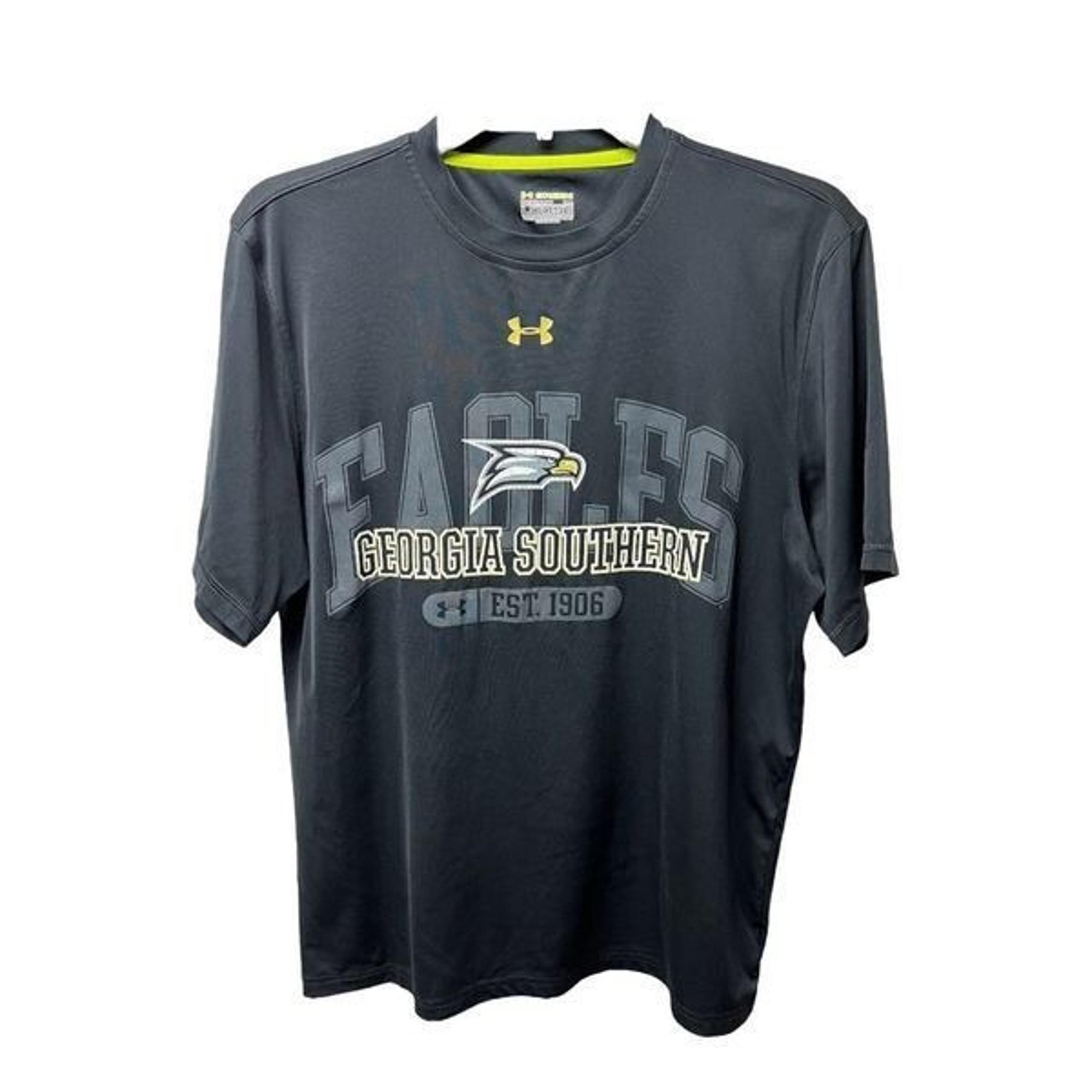 Georgia Southern Eagles Under Armour EST 1906 Mens T-Shirt Black College-NCAA S