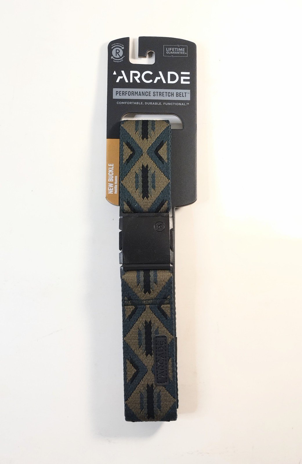 Arcade Performance Stretch Belt Color: Jalapeno / Timberweed One Size