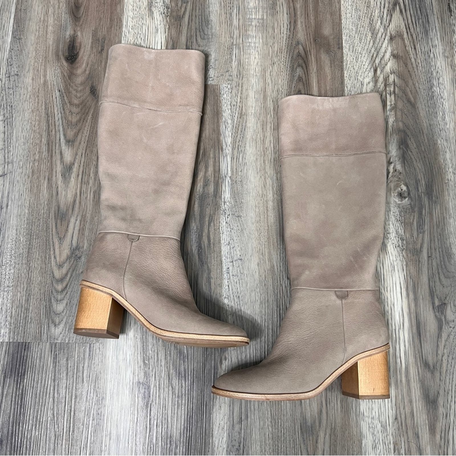 Coclico Basil Tall Nubuck Leather Heeled Boots size 36