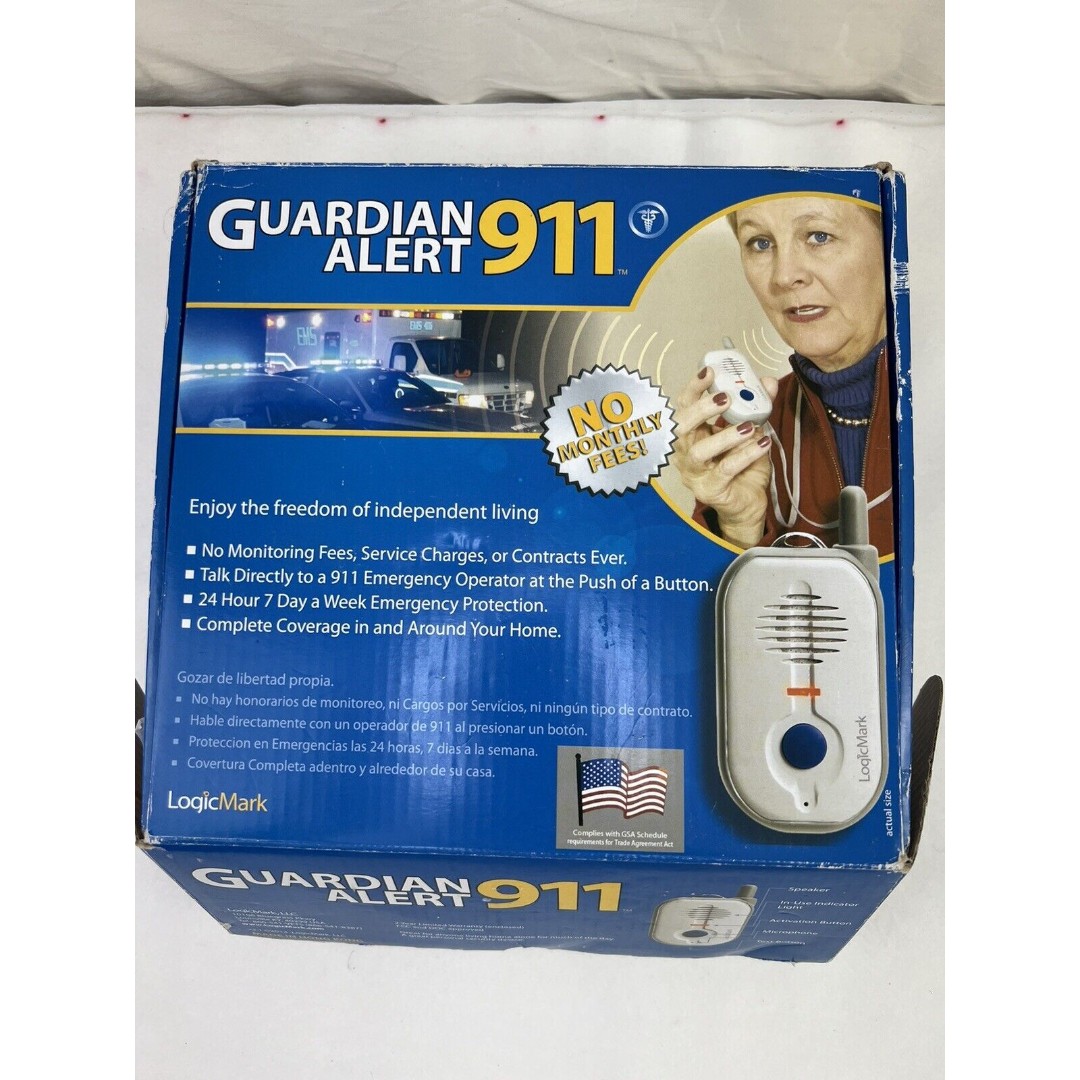 LogicMark Guardian Alert 911 Model 30511 Emergency Alert System New Open Box