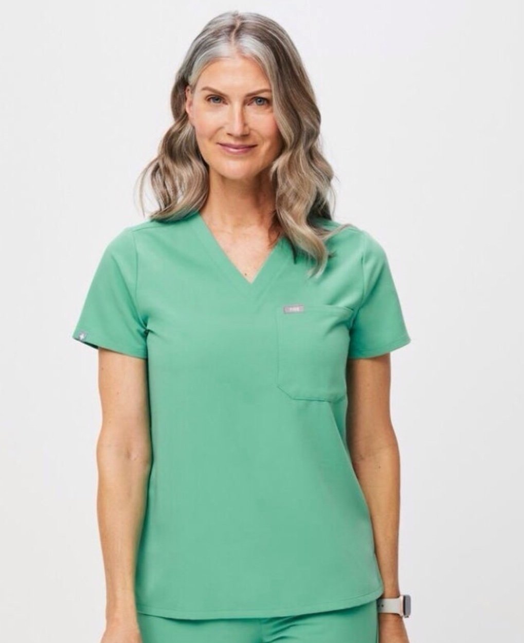 FIGS Women’s Catarina One-Pocket Top - Surgical Green - Size: XS - NWT