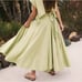 Free People Green Sundown Skirt Set size small 128 cotton brand new no tags