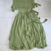 Free People Green Sundown Skirt Set size small 128 cotton brand new no tags