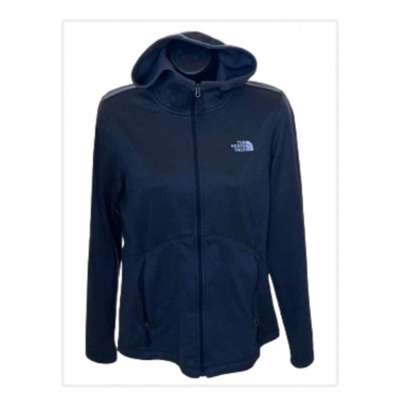 The North Face Women's Full-Zip Hoodie - Size M - Black/Gray