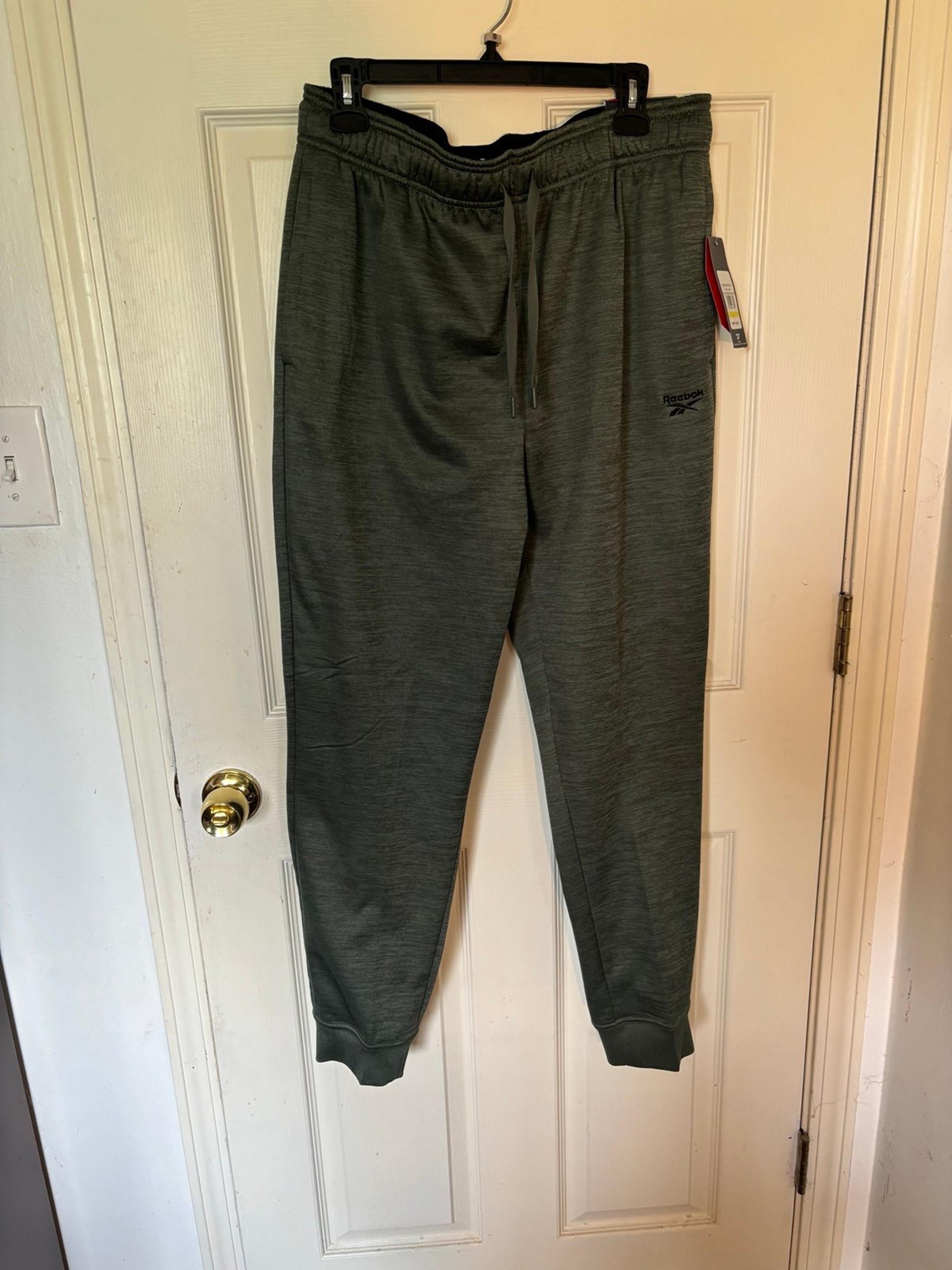 Reebok NWT sweatpants sz L, tie waist, pockets
