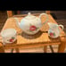 Bavaria Germany Rose Tea Pot,Creamer and Cup