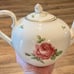 Bavaria Germany Rose Tea Pot,Creamer and Cup