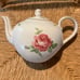 Bavaria Germany Rose Tea Pot,Creamer and Cup