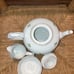Bavaria Germany Rose Tea Pot,Creamer and Cup