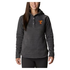 Columbia Women's Texas Longhorns Darling Days Pullover Hoodie Gray Large