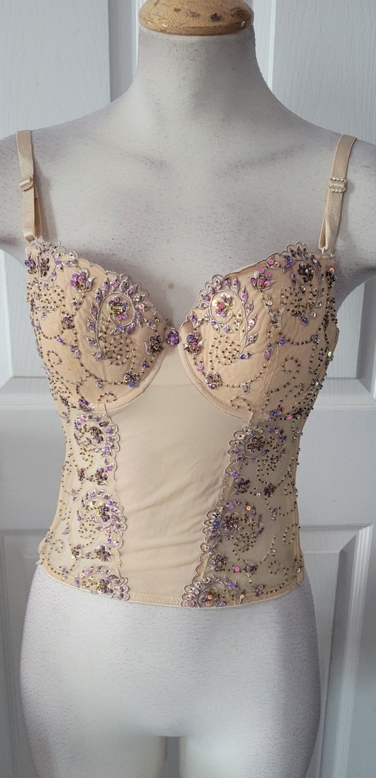 Vintage marciano embellished bustier