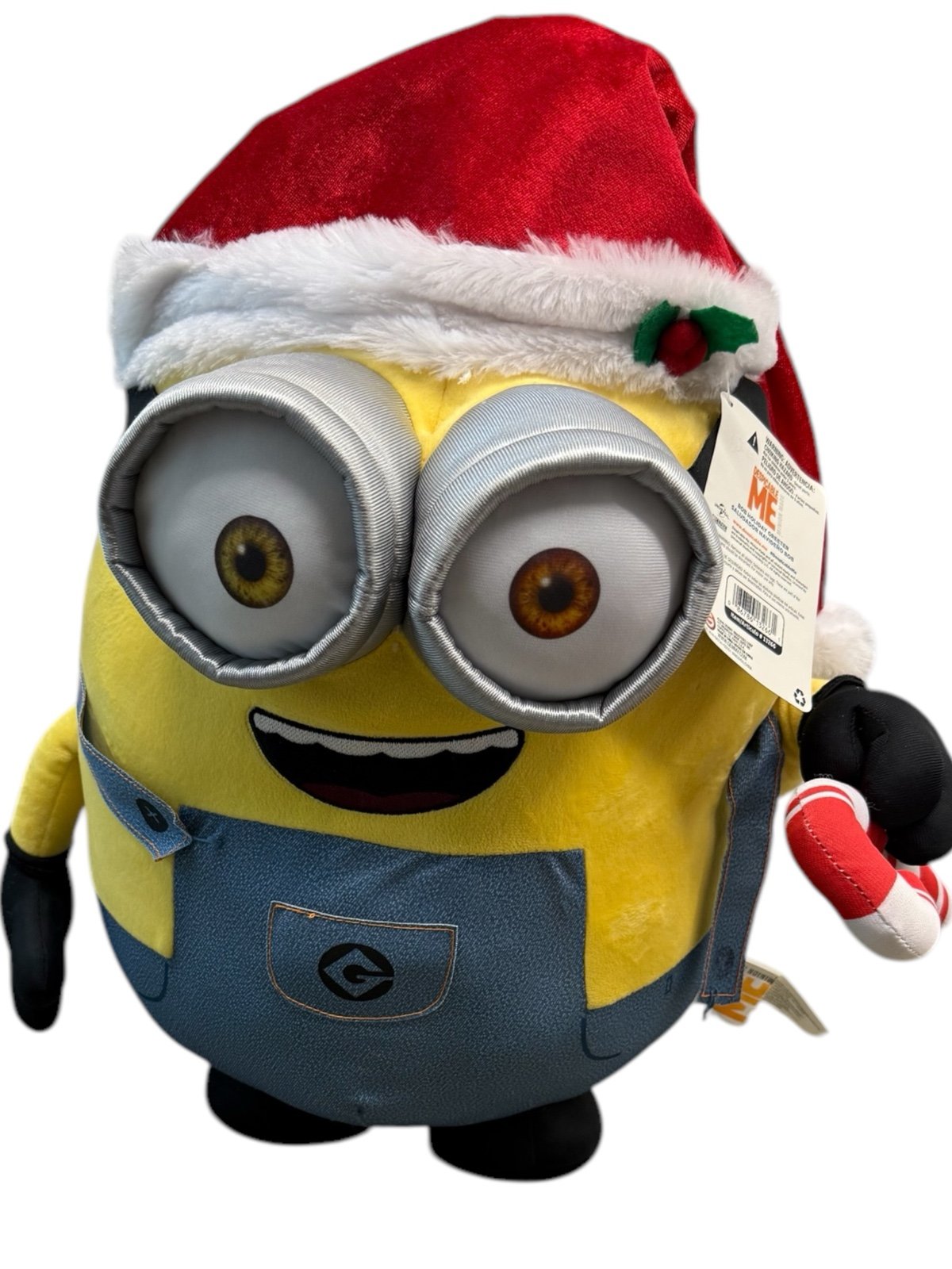 2016 Despicable Me Minion Bob Holiday Greeter Christmas Santa Hat 21” 13266 NWT