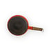 Finel Finland Seppo Mallat Arabia Flame Orange Enamel Sauce Pan w Lid Vtg MCM