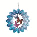 1pc Stainless Steel Butterfly Wind Spinner, Yard Art Wind Spinner, 3D Wind Spinn
