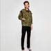 Camo with embroidery jacket ZARA