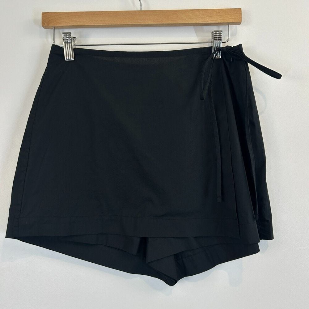 J Crew Skort Womens 6 Cotton Poplin Side-Tie Elegant Casual Preppy Party Chic