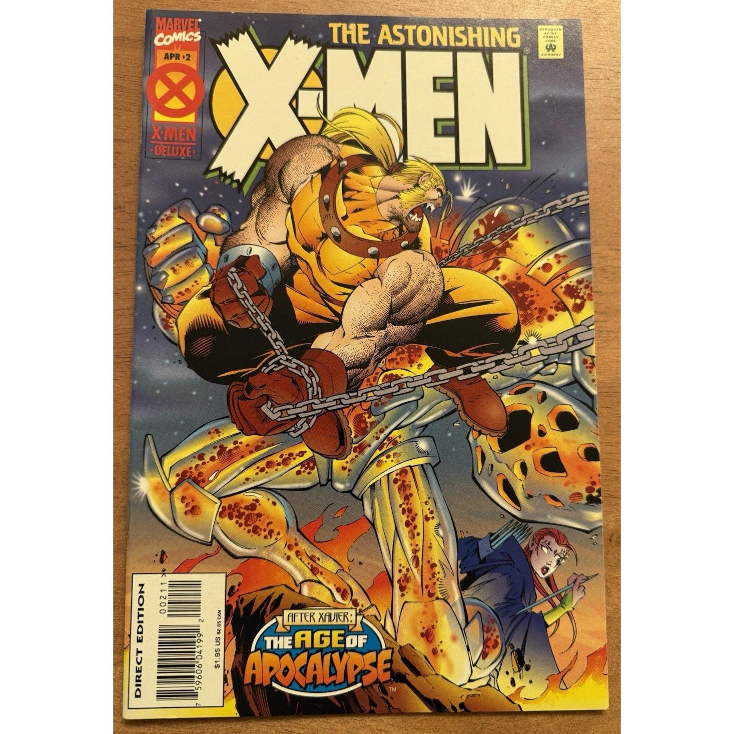The Astonishing X-Men #2 - April 1995 Direct Edition Comic Book
