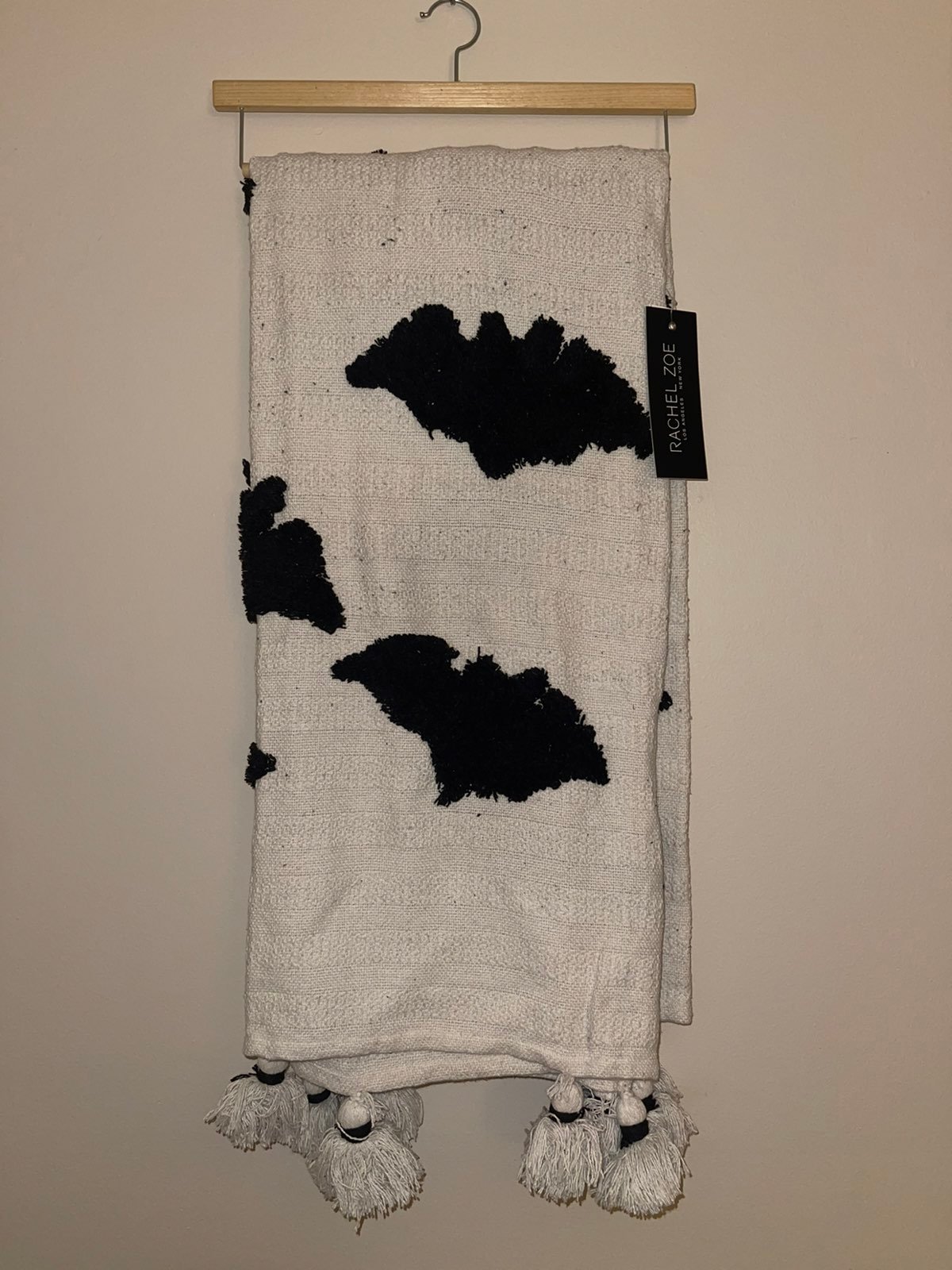 Rachel Zoe Halloween Bat Throw Blanket 5