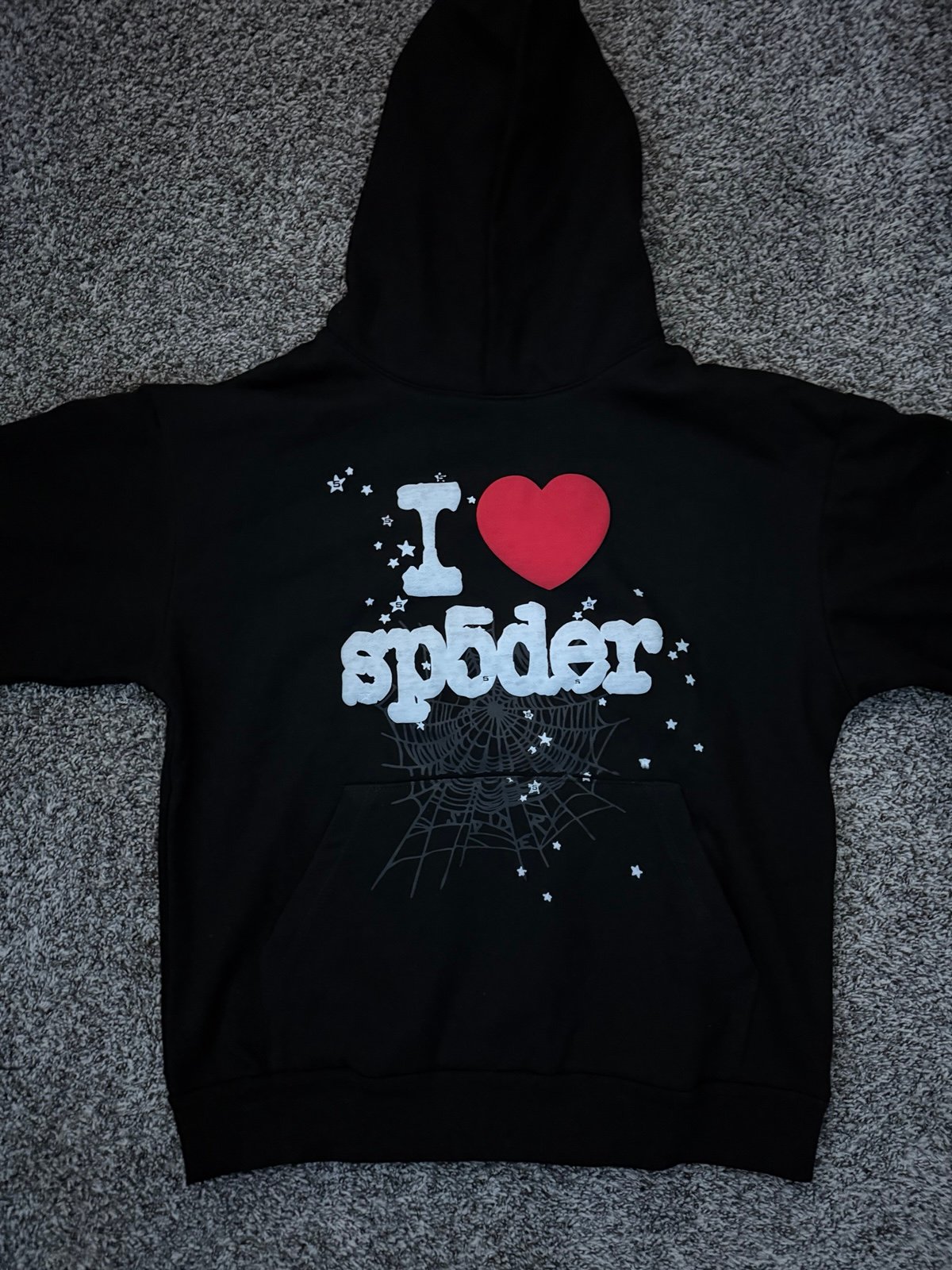 I love Sp5der hoodie