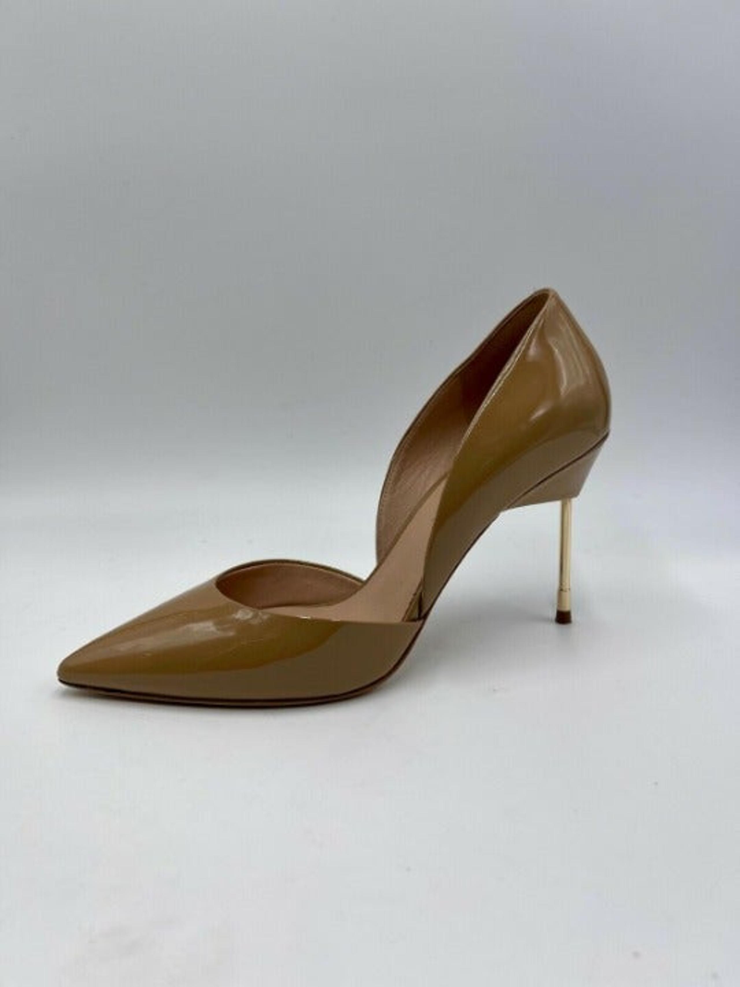 Ladies Kurt Geiger Pumps-bond 90 Nude Patent Occasion Size 8 From Macys.