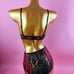 Tartan Floral Lace Underwire Set