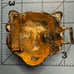 Vintage 1980s Belt Buckle Gold Tone Lion Lioness Cat Head