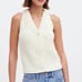 madewell black sweater vest