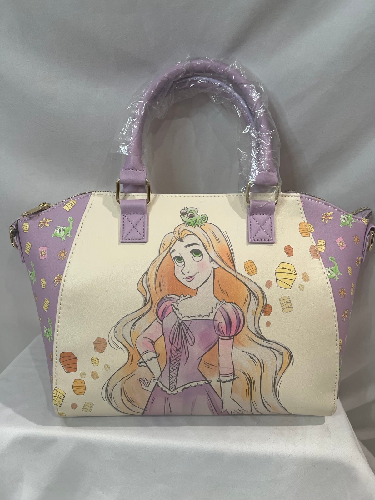 NWT-Loungefly/Disney’s Tangled with pascal satchel bag