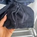 Brandy Melville J Galt Navy Blue Malibu Embroidered Collar Cropped Sweatshirt