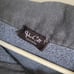 Brandy Melville J Galt Navy Blue Malibu Embroidered Collar Cropped Sweatshirt