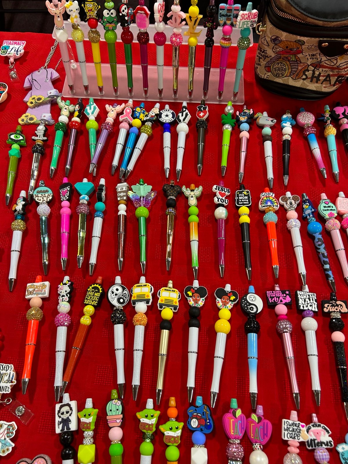 New lot of 15 beaded handmade pens