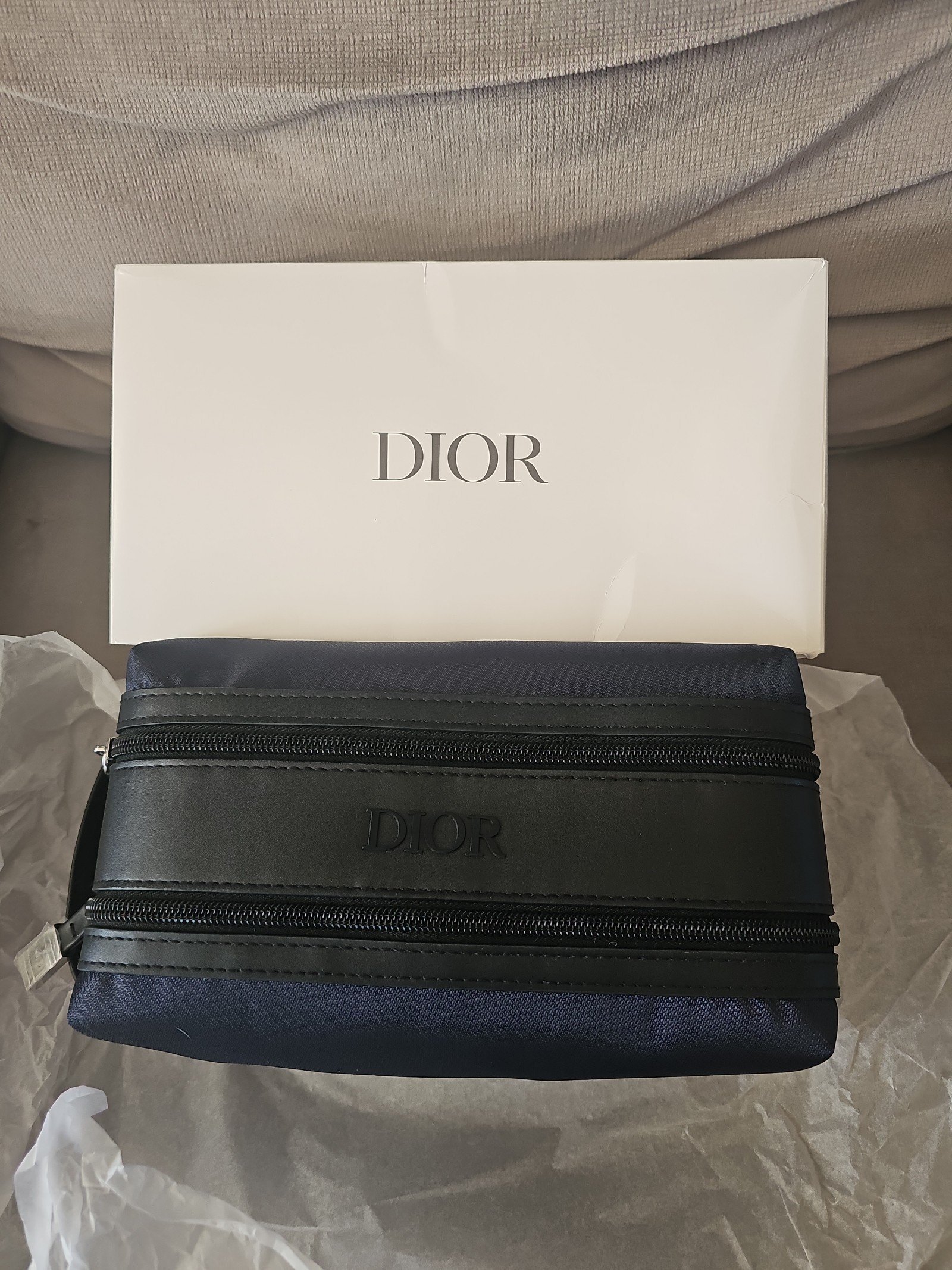 Dior Beauty Men Travel/Cosmetic Bag NEW