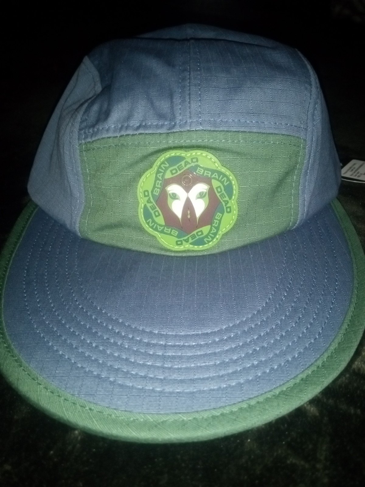 Brain Dead Anglers 5 Panel Hat (Navy)