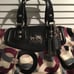 Coach Madison Graphic Op Art Audrey Satchel with Shoulder Strap and hangtags.