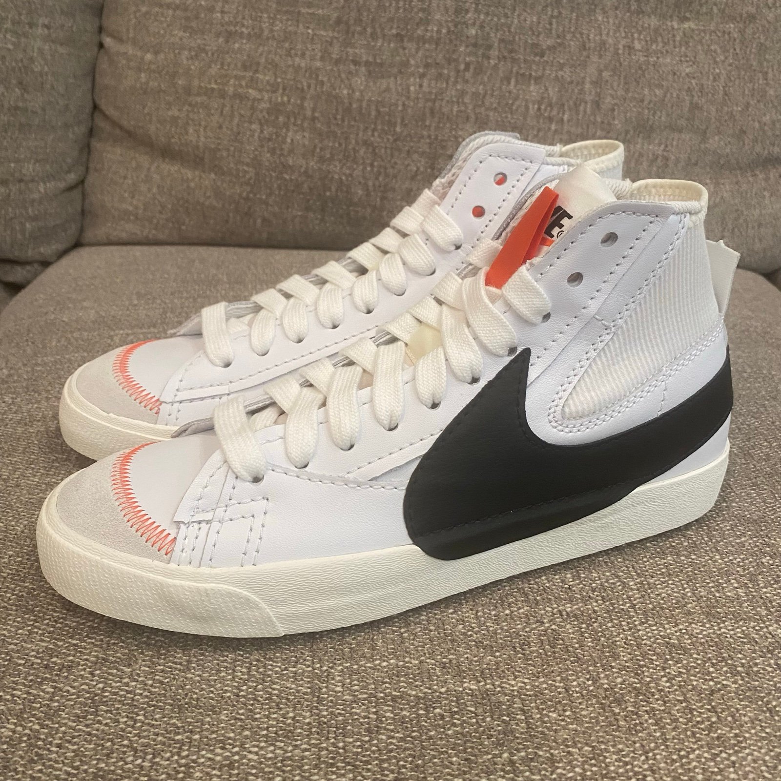 Nike Blazer Mid 77 Jumbo Swoosh Check White/Black DD3111-100 Men’s 10.5 NewW/Box